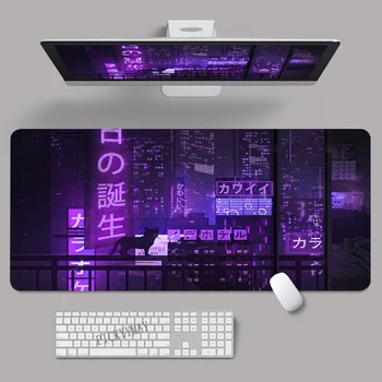Neon пиксел бюро мат геймър подложки за мишки подложка за мишка Подложки за офис бюро Голяма подложка за мишка Подложки за мишки за компютър