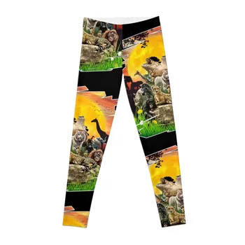 Добре дошли 2 Колекцията Jungle Animal Клинове Облекло фитнес Дамски клинове панталони спорт за лицева опора Дамски клинове