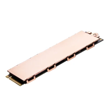 Copper M.2 Heatsink Ultra-thin 0.8mm твърдотелен твърд диск Heatsink 386.4w / (m.k) с термична силиконова подложка за M.2 NVMe 2280 SSD
