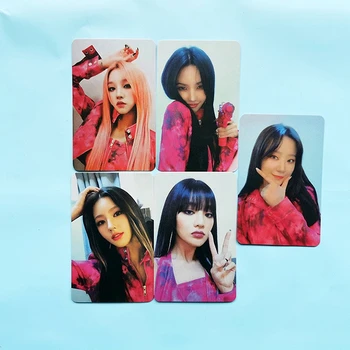 5Pcs/Set Kpop (G)I-Dle Албум I Never Die Photocard Lomo Cards Small Card Postcard Collection Card High-definition Photo Card