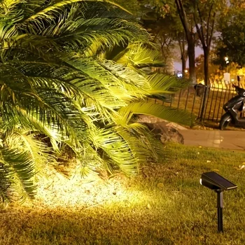 Външни слънчеви дървесни светлини 2/7LED супер ярка водоустойчива светлина осветление светлини безплатно плат тел градина декорация слънчева светлина