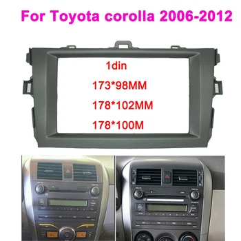 2din Автомобилна фасция рамка за TOYOTA Corolla Altis 2008-2013 Автомобилен Dvd рамка адаптер панел Dash Mount инсталация