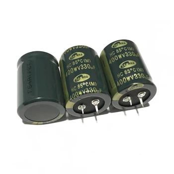 2PCS 400V330UF HC 30X40 SAMWHA алуминиеви електролитни кондензатори високочестотни ниско съпротивление HC2G337M30040HA100