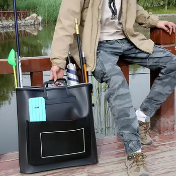EVA риболовна чанта за риболовна клетка водоустойчива кутия за съхранение на жива риба външна сгъваема торбичка за риболовни съоръжения чанта FB31