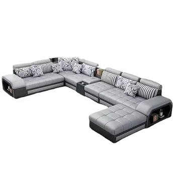 Американски дом употреба Меджлис диван седалка мебели куче вътрешен двор розов пълен L-образна двуместен двуетажно легло памук диван