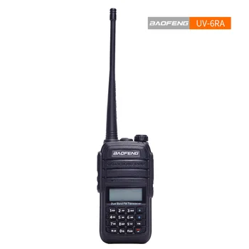 Baofeng UV6RA Walikie Talkie Високомощен безжичен граждански интерфон 10km битов водоустойчив B5SR / R8 двупосочни радио аксесоари