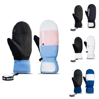 Сноуборд ръкавици Tight за мъже и жени Ски ръкавици Водоустойчив ветроупорен сензорен екран Устойчив на плъзгане и топъл спорт на открито
