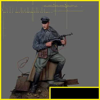 1/35 мащаб небоядисана смола фигура войник колекция фигура