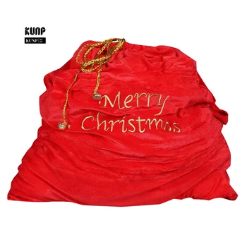 Унисекс-възрастни Весела Коледа Дядо Коледа чувал костюм велур Санта чанта съхранение организатор вакуум чанти за съхранение аксесоари за пътуване