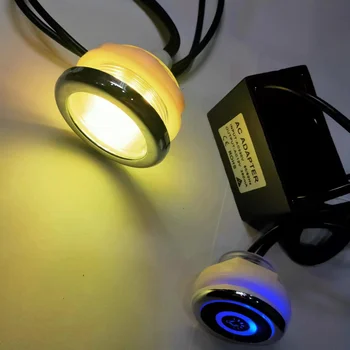 1бр RGB LED гореща вана светлини Спа Whirlpool лампа хромотерапия LED подводна гореща тръба 2 w Матирано повърхност 1 контролер 1 адаптер