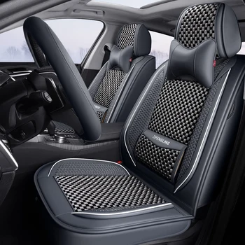 Ice Silk универсално столче за кола покрива пълен комплект за Hyundai i20 Dacia Logan Opel Corsa D Peugeot 206 Suzuki Swift протектор за столче за кола