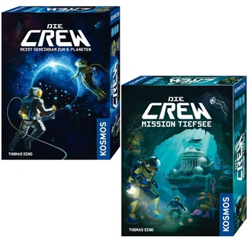 Външна търговия The Crew-Quest for Planet Nine астронавт настолна игра парти карта