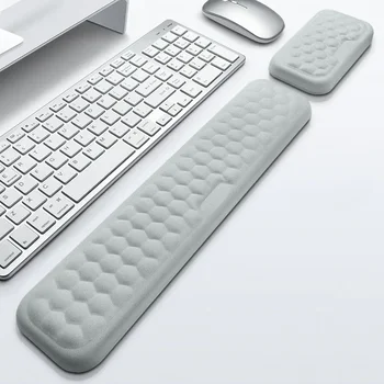 Новата мишка & клавиатура китката защита почивка подложка с масаж текстура за PC игри лаптоп клавиатура мишка памет памук почивка
