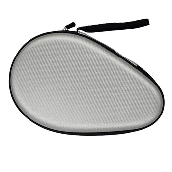 Издръжлива вътрешна спортна чанта за тенис на маса Racket Bag 160g 28 * 18 * 4cm Drop-proof EVA Hard Shell Shockproof Waterproof