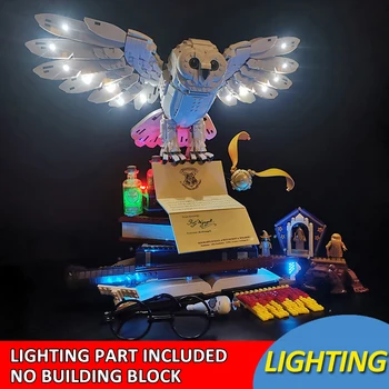 LED светлинен комплект за Lego 76391 икони колекционерско издание градивни блокове играчки лампа комплект (само осветление, без блокове модел)