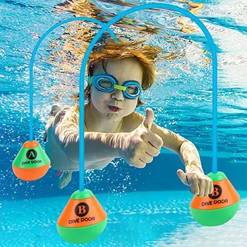 2-парче Плуване през вратата Гмуркане Плуване Плуване за възрастни Плуване Интерактивен басейн Играчки Деца Подводен K1W6