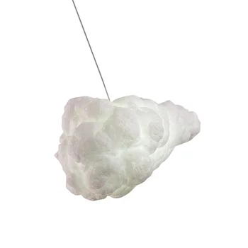 Creative облак форма LED висулка лампа мода кърпа декоративни таван светлина за дома ресторант бар кафе (без земята тел)