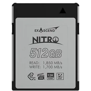 Exascend 512GB Nitro CFexpress тип B карта с памет