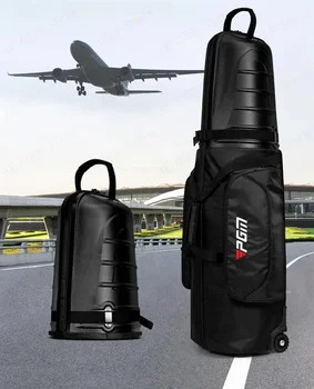 PGM голф авиационна чанта HKB014 Hard Shell Anti Collision Squeeze Самолет Пратка Мъже Жени Колан ролкови кънки Пътни чанти