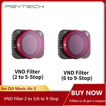 PGYTECH за DJI Mavic Air 2 VND филтър 2 до 5-стоп/6 до 9-стоп филтър